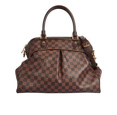 Trevi MM, &pound;650, Handbags, Brown, Coated Canvas/Leather, Front view